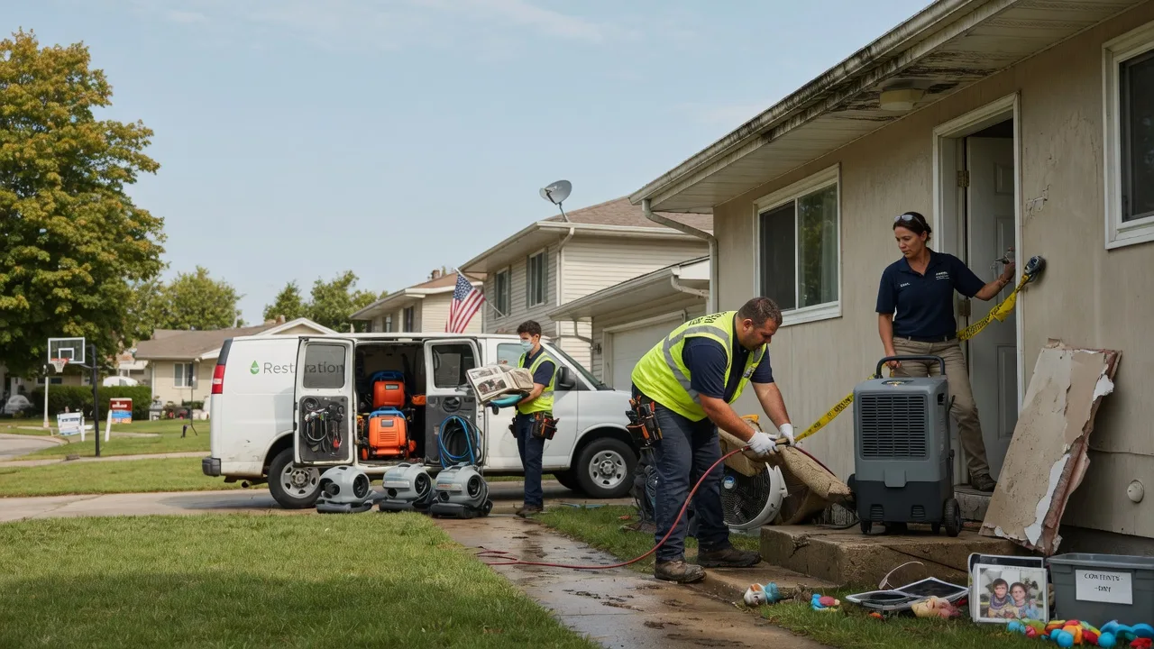 Water Damage Restoration in Lewisville, IN near me